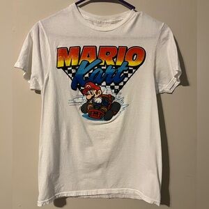 Mario Kart Kids Graphic Tee - White